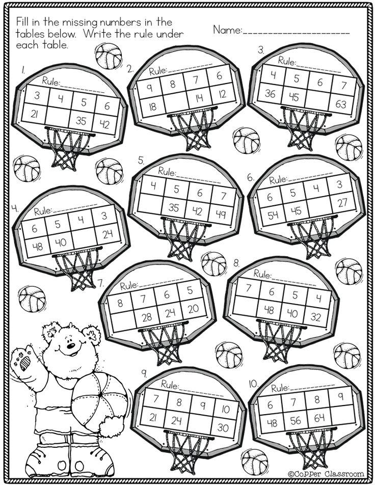 Input And Output Tables Worksheets 2